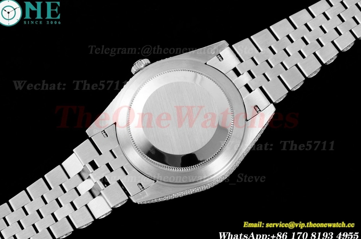 Datejust Full Dia A2824 Arabic 41mm SS Diamonds SS GMF 904L 0227